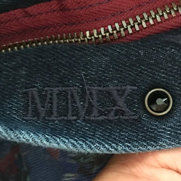 MMX Phoenix Jeans Men 32x32 Blue Low Rise Dark Wash Stretch Straight - Picture 11 of 12